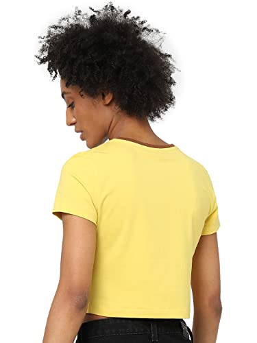 Image of ONLY Women's Cotton Blend Regular Fit T-Shirt