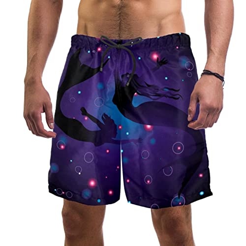 Maillots de bain pour hommes pour la plage JDEZ mermaids
