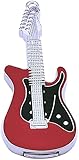 WooTeck 128gb Metal Guitar USB Flash Drive Red