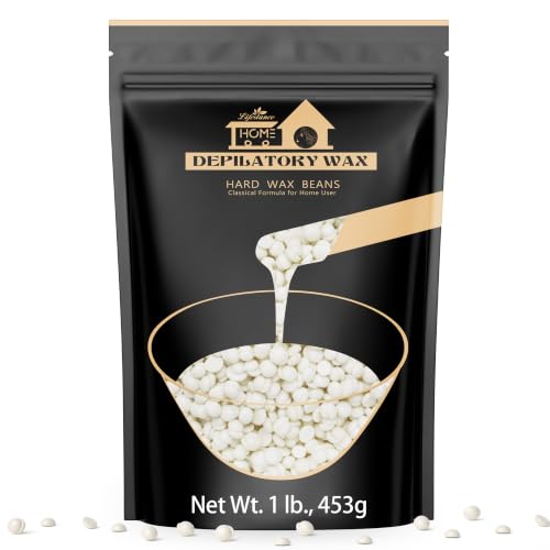 Image of Lifestance Unscented Hard Wax Beads for Hair Removal, Sensitive Skin, 1LB