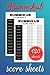 Rummikub Score Sheets: 120 Rummikub Score Game Book for Scorekeeping With Ideal Size 6 x 9 inches