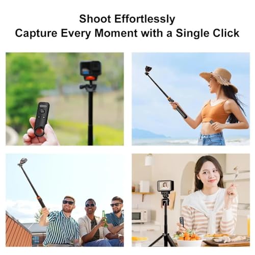Image of Yantralay Bluetooth Remote for Action Cameras | Wireless Camera Controller for Insta 360 X5 /X4 /X3 GO 3 Ace Pro & Go pro Hero 13 /12 /11 | USB-C Rechargeable