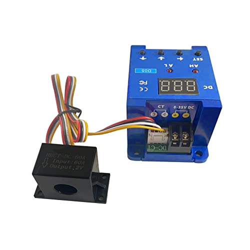 Dc Digital Display Induction Switch Transformer Sensitive Relay Current Overload Protector Alarm 8-30V(D05) #TOP1