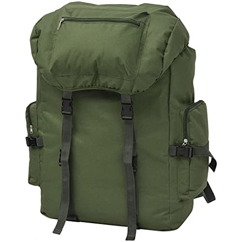Chenshu Armeerucksack 65 L, Rucksack Militär, Notfallrucksack, Daypack, Wanderrucksack, Built for Athletes Rucksack,Grün Cover