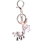 Material: künstlicher Kaninchen Pelz. + Legierung ; Jeder Schlüsselanhänger ist in einer Schmucktasche verpackt