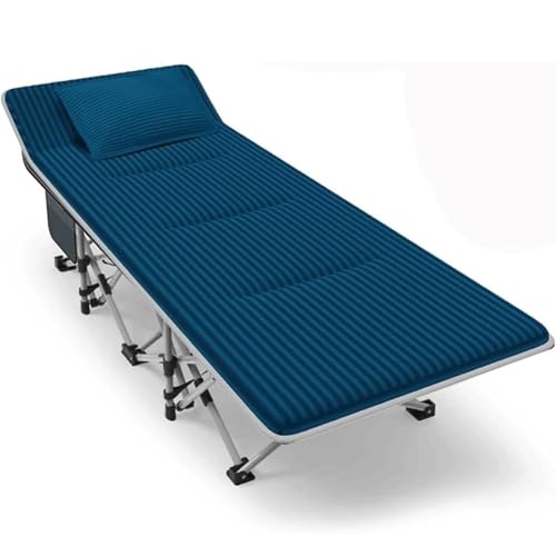 XZDEAIR Catre de Camping de Tela 1680D, cómoda Cama para Invitados con Almohadas y colchones de Pana, Cama Plegable portátil, Tienda de campaña de Viaje