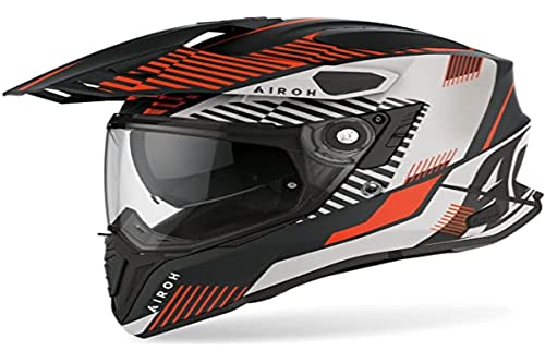 Airoh Motorcycle Helmet Commander Boost Orange Matt S