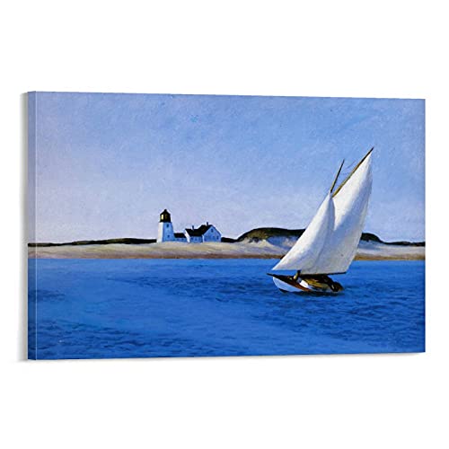 Poster su tela con immagine del pittore americano