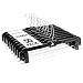 House Day 14 inch Pack of 50 Black Plastic Pants Hangers with Clips Skirt Hangers Clips Hangers for Pants