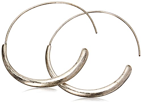 Lucky Brand Women's Brushed Hoop Earrings2