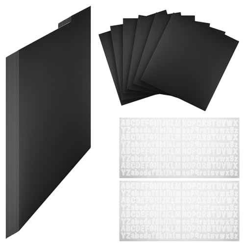 26PCS 12.8 x 13.5 Inch Vinyl Record Dividers with A-Z Alphabet Stickers, Plastic Record Separators...