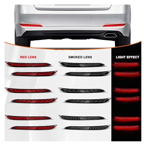 Feux circulation LED Sonata 2017 anti-collision avec coque rouge 12V