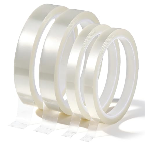 XLIUAX 4 Rolls 98ft Heat Resistant Tape, High Temperature Tape,