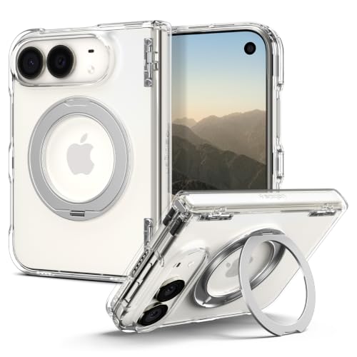 Image of Spigen Ultra Hybrid Pro S MagFit Case for iPhone Duo Fold /Ultra,Clear White