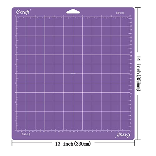 ecraft 12"X12" Cutting Mat for Cricut Explore One/Air/Air 2/Maker 3 Pieces Strong Adhesive Sticky Purple Quilting Cut Mats Replacement for Crafts?Sewing and All Arts.