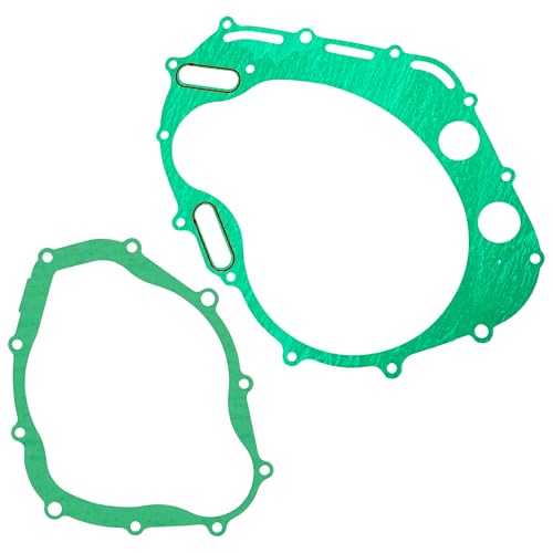 Caltric Clutch and Stator Cover Gasket Compatible with Suzuki DL650