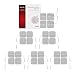 TENS Unit Muscle Stimulator Massager Electrodes Pads with Premium Gel 2 * 2 20 Pcs Patches Replacement Pads Electrode Electric Stimulation Machine for TENS Therapy by ROOVJOY