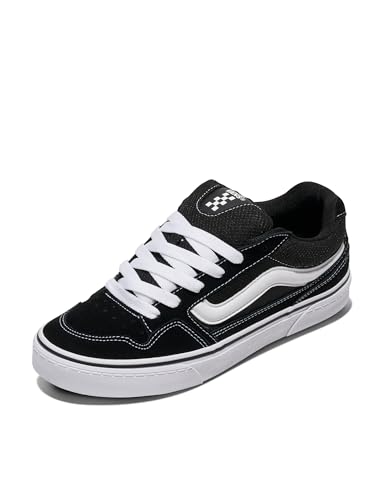 Vans Caldrone, Zapatillas para Hombre, SUEDE/MESH BLACK/WHITE, 42.5 EU