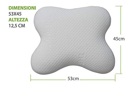Oreiller cervical mousse mémoire de forme ergonomique et confortable - 5