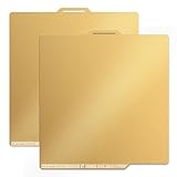 YOOPAI Doppelseitig Texturiert PEI Druckplatte 257x257mm im 2er-Set, Magnetisch Spring Steel Druckbett für Bambu Lab P2S P1S A1 X1 X1C X1E P1P 3D Drucker