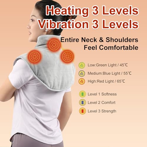 Épaulière électrique thermique et coussin chauffant pour le cou basse consommation