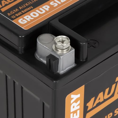 Image of AUX14 Auxiliary Battery, BCI Group 400 AGM Battery, 200CCA, 20RC,12V 14Ah Maintenance Free 36 Months Warranty