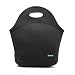 Cosfash Neoprene Lunch Tote Insulated Reusable Picnic Lunch Bags Boxes for Men Women Adults Kids Toddler Nurses (Black)