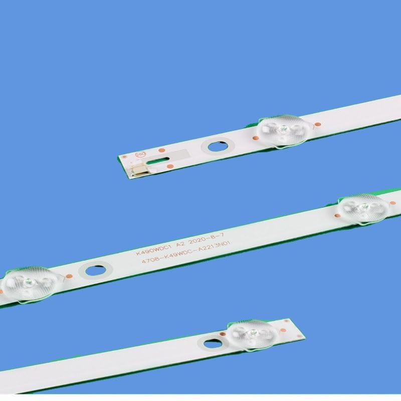 Tira de retroiluminación LED de repuesto para arreglar panel LCD de 49 pulgadas 5