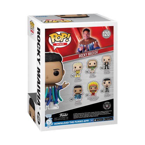 Funko Pop! WWE: Rocky Maivia - Dwayne "The Rock" Johnson - Collectable Vinyl Figure - Gift Idea - Official Merchandise - Toys for Kids & Adults - Sports Fans - Model Figure for Collectors and Display - Image 2