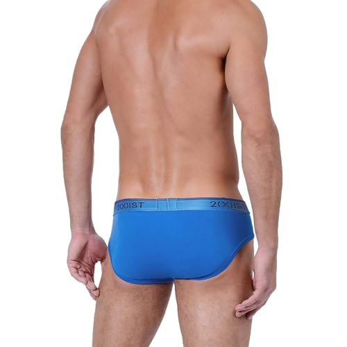 2(X) IST mens Cotton Stretch No Show Brief 3-pack