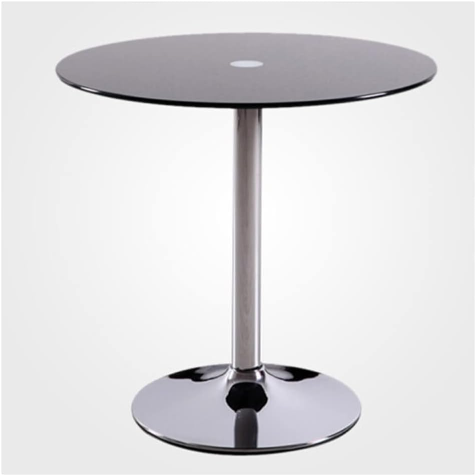 Guéridon rond en verre pour cuisine et salle à manger modernes