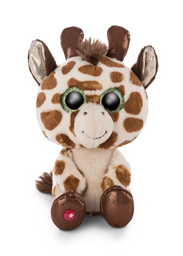 NICI Glubschis: El Original – Glubschis Halla Jirafa de Peluche 15 cm – Lindos Juguetes tiernos – Muñeco Esponjoso con Grandes Ojos Brillantes – Peluches de zoológico para abrazar y Jugar