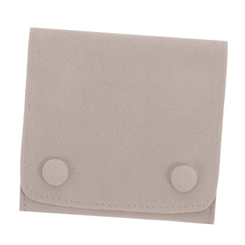 LIFKOME Jewelry Pouch Small Bag Snap Button Jewelry Storage Pouch for Necklace Earrings Elegant Design for Weddings Birthdays and Daily Use Versatile Soft Organizer for Small Items