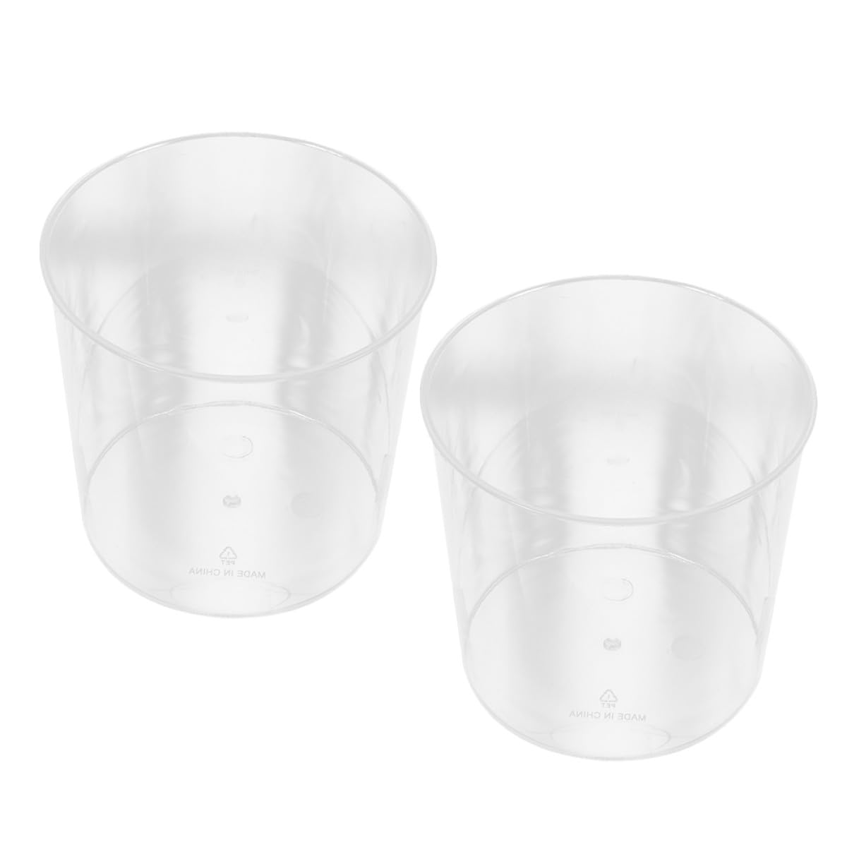 Seaux transparents en PET pour fleurs de bureau et décoration de salon