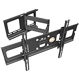 RICOO TV Wandhalterung Fernsehhalterung für Wand Fernseher Halterung Universal für 40-75 Zoll Smart Flach Curved Schwenkarm R05 Schwenkbar Neigbar Fernseh-Arm bis 95 Kg & VESA 600 (400) x 400 mm