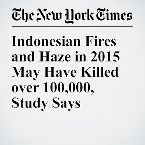 Indonesian Fires and Haze in 2015 May Have Killed over 100,000, Study Says cover art