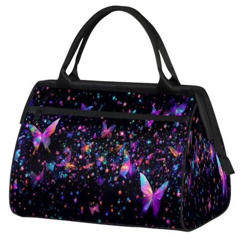 Bolsa de viaje infantil y juvenil de mariposas, el regalo ideal para campamentos y deportes