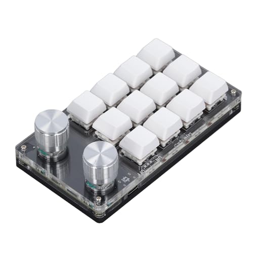 Clavier programmable à 12 touches mécanique et 2 boutons rotatifs pour personnaliser vos macros