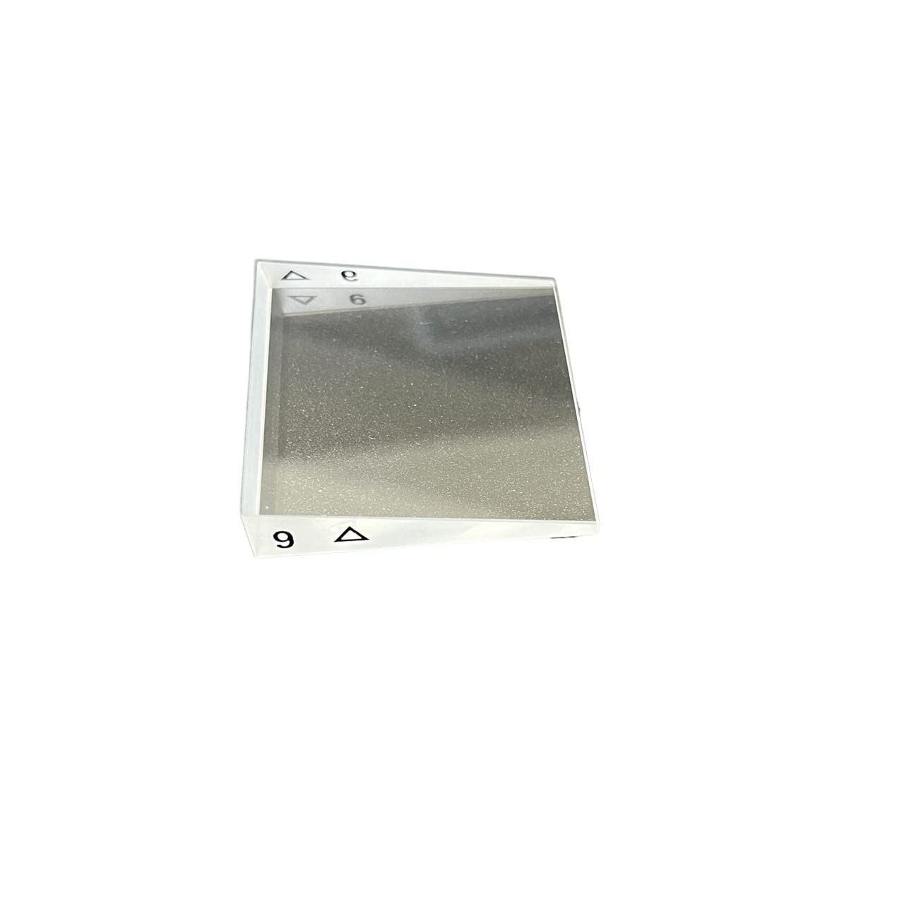 YONGERN Optical Wedge Prism Ophthalmic Strabismus Customized Prisms Glass Lens Processing Triangular Prism Strabismus Glasses Correction (Color : 9degree)