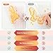 YRYM HT Clear Vinyl Transfer Paper Tape Roll-12 x 50 FT w/Alignment Grid Application Tape for Silhouette Cameo, Adhesive Vinyl for Decals, Signs, Windows, Stickers