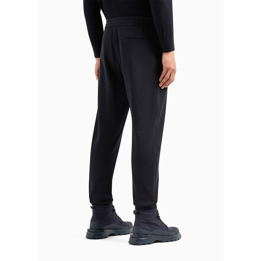 Armani Exchange Pull Up Logo Tape Fleece Jogger Pant - Spodnie dresowe Mężczyźni