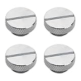 BXQINLENX Silver Chrome G1/4" Plug Water Stop Plug Water Locks for Computer Water Cooling System (4