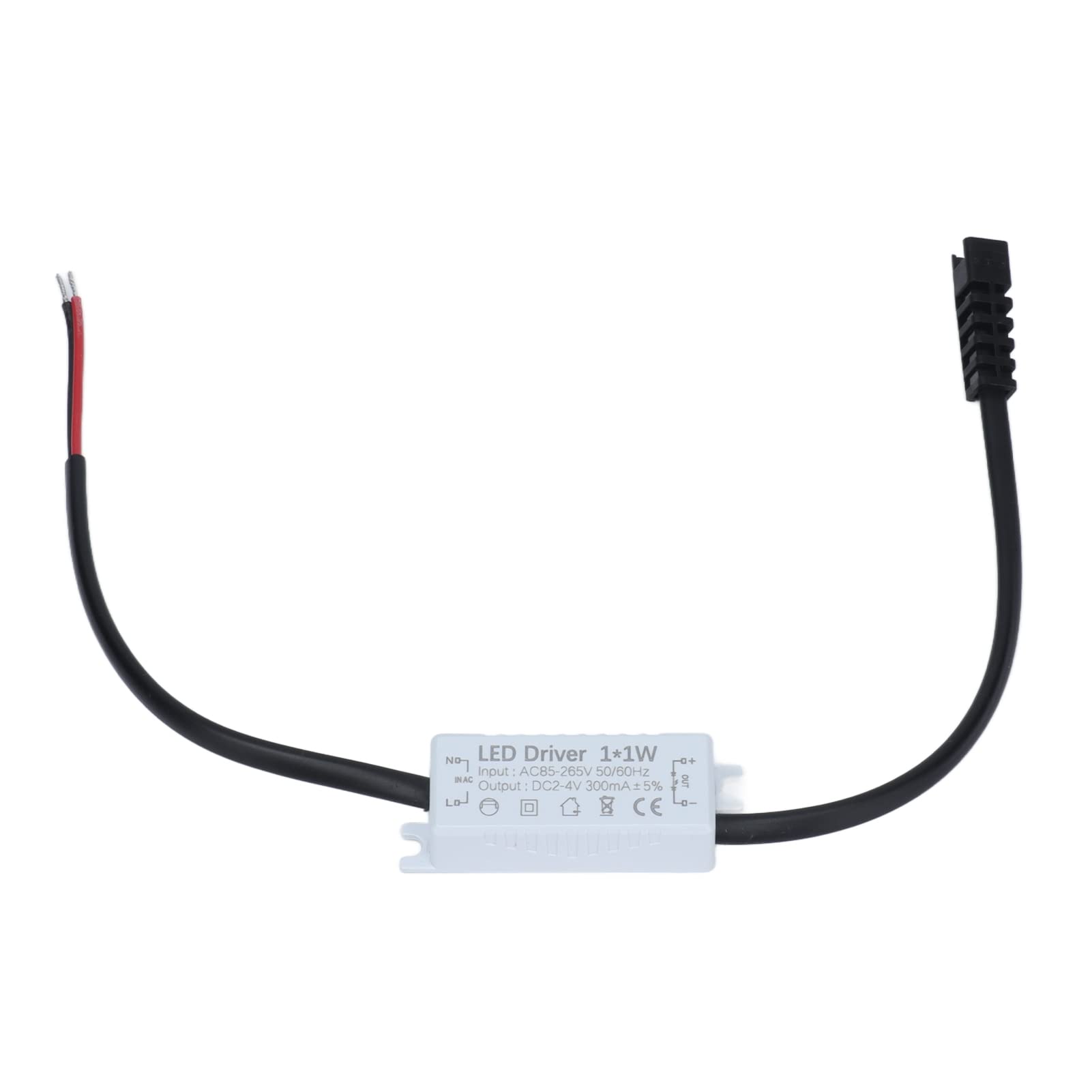 Trisar LED Driver, LED Power Supply Transformer Adapter AC to DC 2-4V Low Voltage Output for LED Light, LED Transformer for DIY 1W Lamp Bead for Computer Project, Outdoor Light