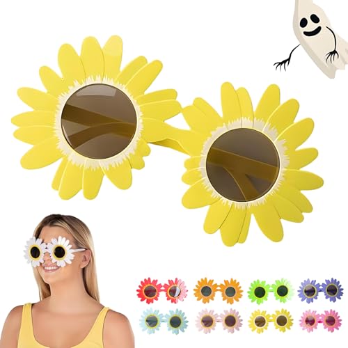 Art the Clown Sunglasses, Terrifier Glasses, Suitable for Horror Movie Costumes, Adult Halloween Role Play (Yellow, 1pcs)