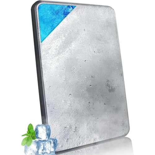 強力保冷剤 驚異の保冷力 2/4/6/8/10個セット【倍速凍結&長時間保冷】ステンレス製アイス保冷剤 コンパクト 長持ち 繰り返し使用可 防災用にも最適 (四角形(17.5*11.5*1.3cm),1)