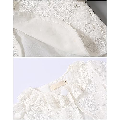 Girl Bolero Shrug Short Sleeve Floral Lace Capelet Crop Cardigan Jacket Princess Evening Dresses Shawl3