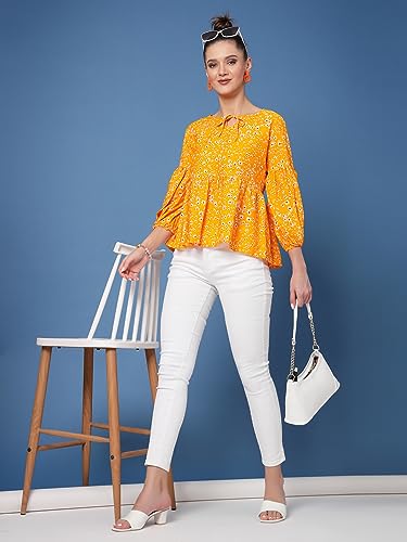Image of OOMPH! Women's Floral Relaxed Fit Tunic Shirt