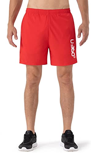Image of Men's Workout Running Shorts Quick Dry Lightweight Gym Shorts with Zip Pockets S5Shorts