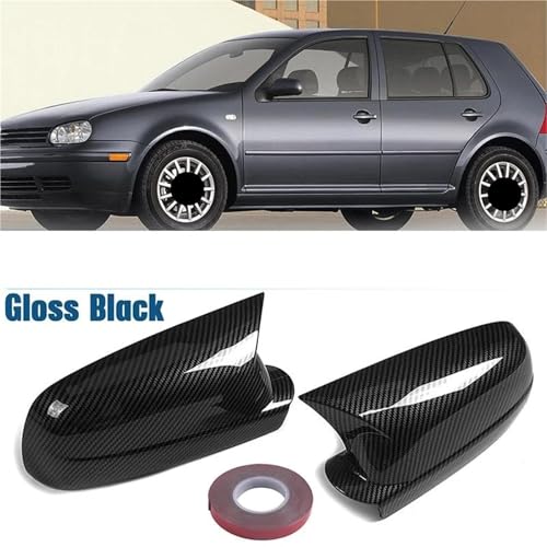 Capuchons de rétroviseurs extérieurs Golf 4 MK4 carbone contre l'usure
