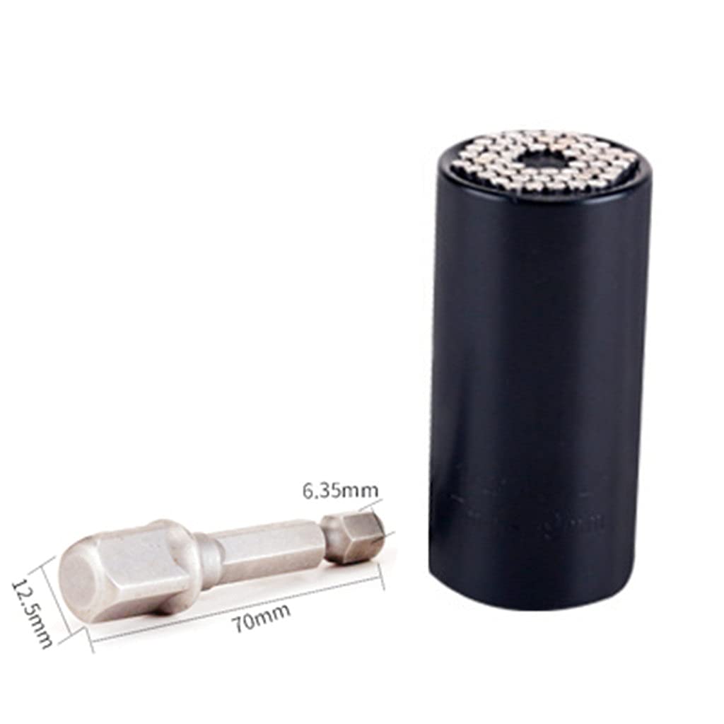 Chiave dinamometrica Set di Teste a Manicotto Universale Manicotto a Bussola Magica 7-19mm Chiave a Chiave Impugnatura Multiuso Utensili manuali Manicotto CR-v